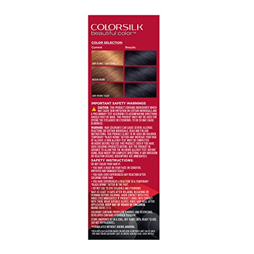 Permanent Hair Color by Revlon, Permanent Black Hair Dye, Colorsilk