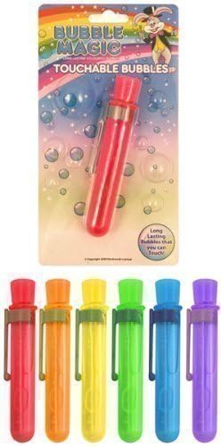 Childrens Touchable Wand Bubbles Favours Kids Party Bag Fillers Toys by Childrens Bubbles