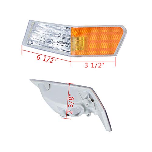 image for Anzio Front Left Driver Side Parking Turn Signal Light Cover Compatibl