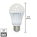 MrLamp 6 Pack-10W A19 E26 LED Bulbs 75 Watt Equivalent Daylight White (6000k) LED Light Bulb,medium Screw, 180°Beam Angle,1050lm