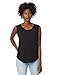 Alternative Women's The 3 Luxe Crew Cap Sleeve Shirt Set, Black/Grey/White, S