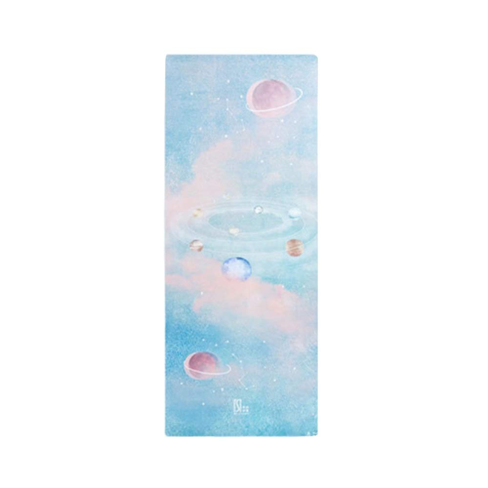 ZXD ZHEXUNDIAN TPE Suede Yoga Mat 6mm Body Aligning