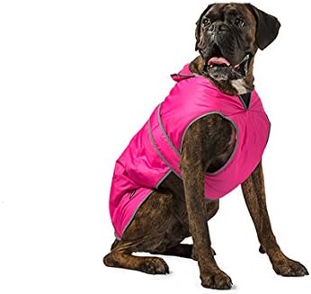 pink dog coat