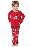 PajamaGram Cute Christmas Pajamas Toddler - Snoopy