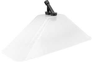 Luxshiny Windproof Trumpet Spray Nozzle Cover for Power Sprayer Transparent Large Plastic Sprayer Accessory