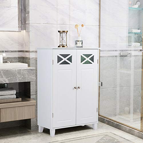 1 Tangkula+Bathroom+Standing+Adjustable+Organizer