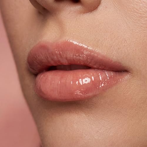 Gloss Labial Cristal Clear Kause Be | Brilho Natural com Ácido Hialurônico e Vitamina E | Hidratante, Textura Confortável e Não Pegajosa | Pode Usar Sozinho ou Sobre Batom (Nude Seduction -)