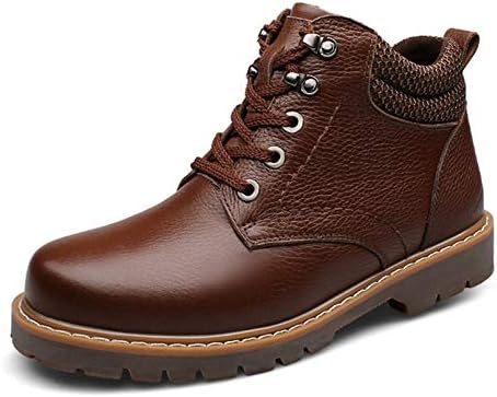 メンズブーツ マーティンブーツ ワークブーツ メンズ モカシン ビーンブーツ メンズブーツ モカシンブーツ マウンテンブーツ イエローブーツ 防水 防滑 ワークブーツ ブーツ ブラウン 27 0cm クラシック メンズシューズ 通勤通学 仕事 紳士靴 Candchipiona Com