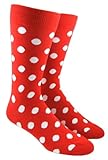The Tie Bar Pop Dots Men's Cotton Blend Dress Socks
