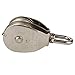 BQLZR Stainless Steel 304 Double Swivel Pulley Block Fixed Pulley Lifting M50 50mm