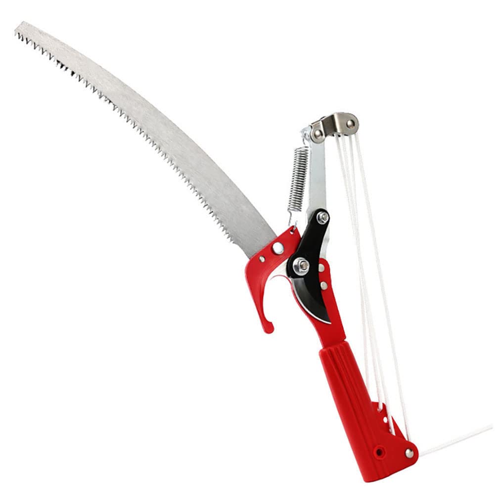 LSLANSOON Extendable Pole Saw & Pruner, 13.5in Blade, Multipurpose Tree Trimming Tool