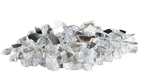 Apostrophe Outdoor 5-Pound 1/4" Reflective Fire Glass (Crystal)