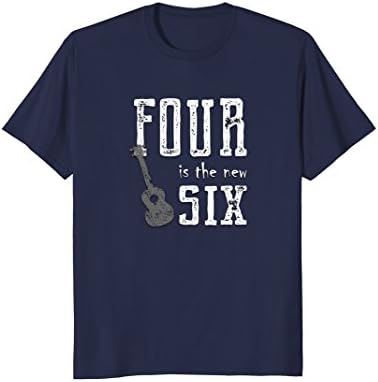 Mens Four is the New Six Shows Ukulele is Better than Guitar 2XL Navy