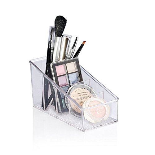 Small Remote Control Holder Transparent Organizer Clear Acrylic Media