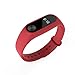PINHEN Band Compatible with Xiaomi Mi Band 2 - Replacement Soft Sport Wristband Strap Bracelet Compatible with Xiaomi Mi Band 2 Smart Watch (Silicone 4pcs Set)…