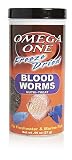 Omega One Freeze Dried Blood Worms, 0.96 oz