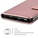 Samsung Galaxy S10 Wallet Case, [Wrist Strap] Luxury PU Leather Wallet Flip Full Body Protective Case Cover with [Card Slots] and Kickstand for Samsung Galaxy S10-Rose Gold