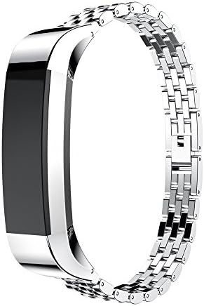Houystory Fitbit Alta HR Straps Genuine Stainless Steel Watch Bracelet Band Strap For Fitbit Alta HR Watch Women Girls Small
