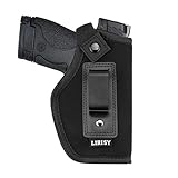 LIRISY Inside The Waistband Holster | Gun Concealed Carry IWB Holster | Fits S&W M&P Shield/Glock 26 27 29 30 33 42 43 / Springfield XD XDS/Ruger LC9 & All Similar Handguns