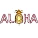 LUOEM Hawaiian Balloons Aloha Mylar Ballon Hawaii Luau Partydekorationen Sommer Tropischen Party Favors Supplies(Aloha Balloons)