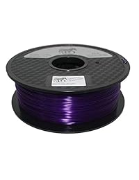 COLORME3D   Filamento para impresora 3D Minnesota morado Haze PLA 1KG (2,2 lb) fabricado en los Estados Unidos 0.069 in +   0.002 in Precisión Minnesota morado Haze PLA