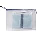 Ofilon Zipper Envelope Pouch, Pack of 10, Water-resistant PVC Zippered File Bag Storage for Office Document, Business Receipts, Magazines, Toys, Cosmetics,Travel Accessories Organizer (A5 9.4