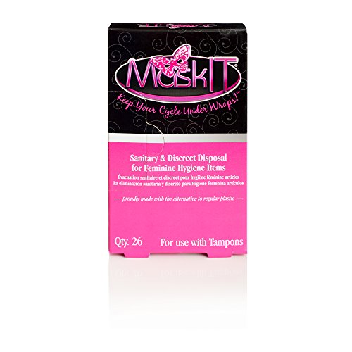 MaskIT Standard Box Pouches, Small Box-for use with Tampons, 26 Count