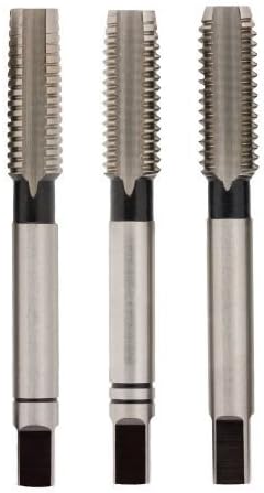 M10 x 1.5mm HSS Hand Tap Set 3 Pieces 1st Cut, 2nd Cut & 3rd Cut