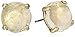 Lucky Brand Womens Rock Crystal Stud Earring, Gold, One Size