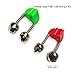 Aoyoho 30Pcs Fishing Rod Alarm Dual Alert Bells Fishing Bells Ring Bite Alarm Fishing Accessory on Fishing Rod Green and Red