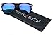 WearMe Pro -Square Horn Rimmed Soft Matte Frame Mirrored Lens Retro Sunglasses