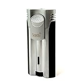 Scorch Torch Versailles Single Jet Flame Butane Torch Cigarette Cigar Lighter (Black)