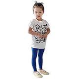 Weixinbuy Kids Baby Girl Cotton Tiger Printed Shortsleeve Blouse