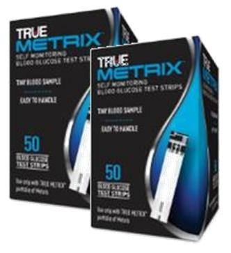 UPC 021292006198, True Metrix Blood Glucose Test Strips Box of 50x2