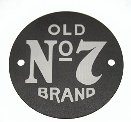 2 hole Points Cover Custom laser engraved with Old No. 7 Co. Jack D style logo Fits Harley Davidson