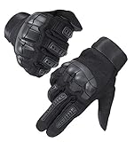 HIKEMAN Full Finger Touch Screen Tactical Military Gloves Hard Knuckle Gloves for Hunting Shooting Motorcycle Cycling Hiking