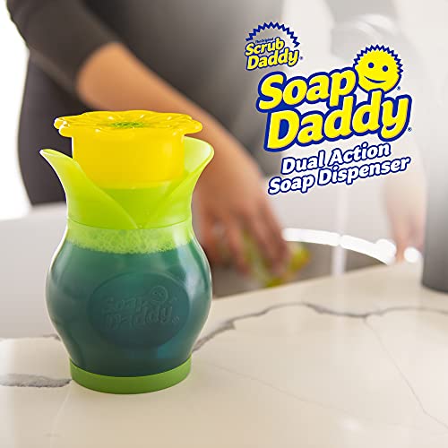 Scrub Daddy, Soap Daddy Dual Action Soap Dispenser with Easy Grip