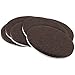 SOFTTOUCH 4723295N Heavy Duty 2 Inch Felt Furniture Pads to Protect Hardwood Floors from Scratches, Brown, 6 Count