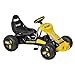 Best Choice Products Go Kart 4 Wheel Kids Ride on Car Stealth Pedal Powered Outdoor Racer Blk/Yellow