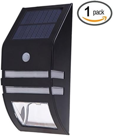 HKYH Motion Sensor Solar Light, Wireless Bright Solar Powered Wall Light, Street Light, Outdoor Light Security Light, For Patio Deck Yard Garden Home Driveway Stairs Outside Wall Pathway, Etc.