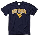 West Virginia Mountaineers Adult Arch & Logo Gameday T-Shirt - Navy ,