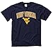 West Virginia Mountaineers Adult Arch & Logo Gameday T-Shirt - Navy ,