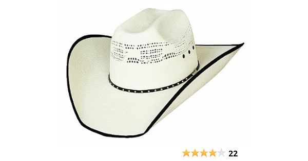 Western 20X Bangora Straw Cowboy Hat 