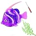 Robot Fish Toy Electric Bionic Fish with Smart Senor Diving Floating for Aquarium Pool Cute Magic Clownfish Electric Fish Fishing by Magical Imaginary(Set of 4)