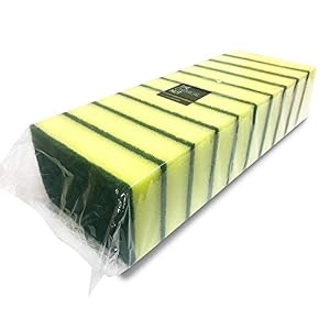 10 Pack of Heavy Duty Catering Sponges / Scourers for Kitchens Bathrooms and Heavy Duty Cleaning