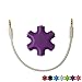 SEGMOI® Snowflakes Shape 6-Way 3.5mm Stereo Audio Headset Hub Splitter Up to 5 Headphones for iPhone 4 4S 5 5S 6 6Plus iPad iPod Touch Mp3 Mp4 Samsung HTC BlackBerry LG Huawei Xiaomi (Blue)