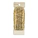 Darice MO522G38YEG Floral Paddle Wire Gold 22 Gauge 20 Pieces Per Box