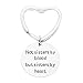 Infinity Collection Not Sisters by Blood but Sisters by Heart Keychain – Best Friend Gift, Soul Sister Jewelry, Bonus Sister, Long Distance Friendship Gift for Women, Girls