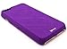 iPhone 7 Plus Case, Bastex Purple Hidden Back Wallet Mirror Case with Stand Feature and Card Holder for Apple iPhone 7 Plus