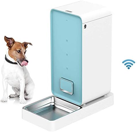 GAOJIJI Smart Cat Feeder Automatic bowl Pet cat feeder timer for Cats Dogs,Never Stuck Feeder Fresh Pet Food Dispenser
